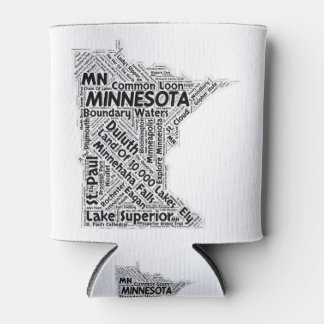 Enfriador De Latas Minnesota State Word Cloud