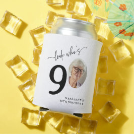Enfriador De Latas ¡Mira quién cumple 90! Foto moderna para el 90 cum