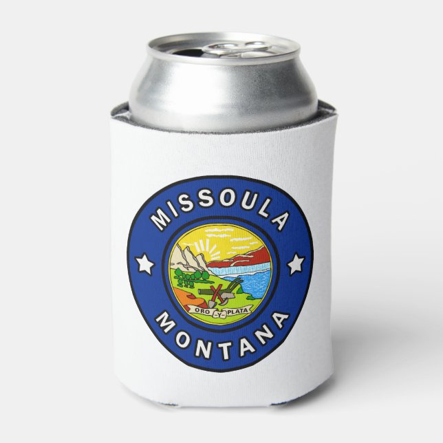 Enfriador De Latas Missoula Montana (Lata Anverso)