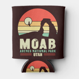 Enfriador De Latas Moab Utah Vintage Desert Sunset Retro Souvenir 60