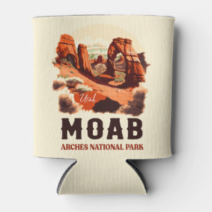 Enfriador De Latas Moab Utah Vintage Sunset Arches Aventura Al Aire L