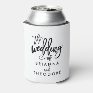 Enfriador De Latas Moda Boda Letter Comer Bebida Estar Casado