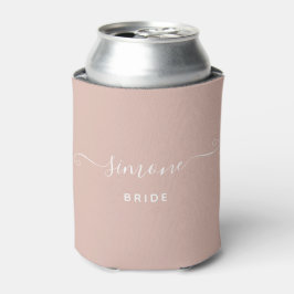 Enfriador De Latas Moda de nombre personalizada Boda de guión novia R