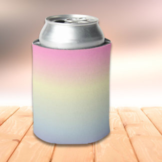 Enfriador De Latas moda giratoria unicornio arcoiris púrpura rosa