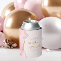 Moda Personalizado de Agate de Oro Rosado Bat Mitz