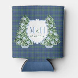 Enfriador De Latas Moda Tipsy Y Toasty Flannel Tartan Bridal Shower
