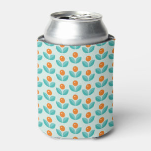 Enfriador De Latas Modelo anaranjado geométrico del estilo