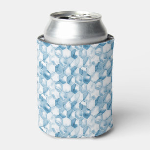 Enfriador De Latas Modelo azul suave de Canotype de la acuarela