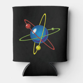 Enfriador De Latas Modelo colorido del Átomo