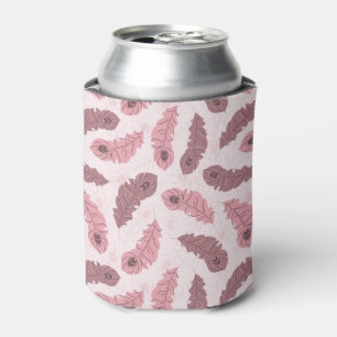Enfriador De Latas modelo con las plumas del pavo real