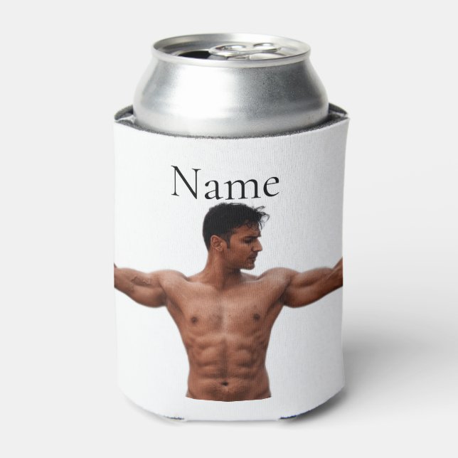 Enfriador De Latas Modelo de fitness masculino Thunder_Cove (Lata Anverso)
