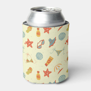 Enfriador De Latas Modelo de la playa del verano