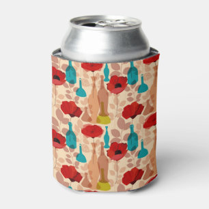 Enfriador De Latas Modelo de las flores, de los floreros y de las