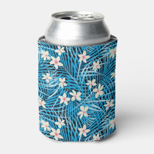 Enfriador De Latas Modelo del azul de las hojas de palma