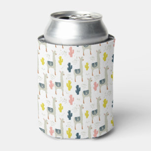 Enfriador De Latas Modelo del cactus y de las llamas