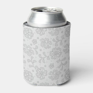Enfriador De Latas Modelo del cordón, vintage 1 de la flor