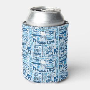 Enfriador De Latas Modelo dental azul de la clínica