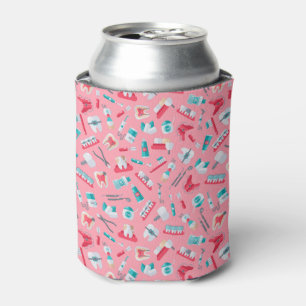 Enfriador De Latas Modelo dental rosado