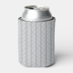 Enfriador De Latas Modelo dibujado mano gris de Chevron