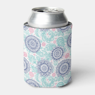 Enfriador De Latas Modelo étnico de Paisley