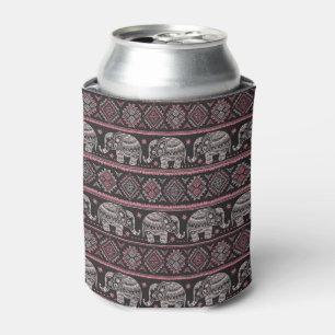 Enfriador De Latas Modelo étnico negro del elefante