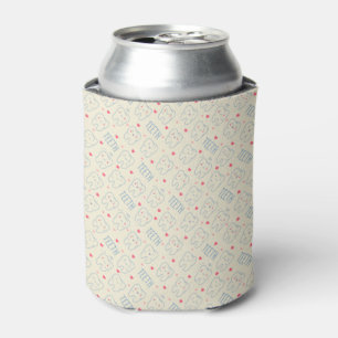 Enfriador De Latas Modelo feliz en colores pastel de los dientes
