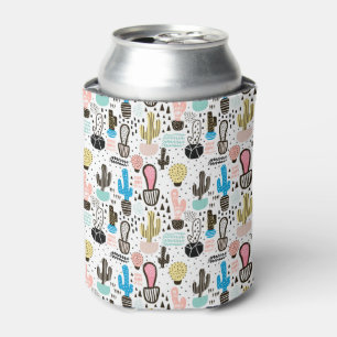 Enfriador De Latas Modelo geométrico del cactus moderno