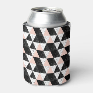 Enfriador De Latas Modelo geométrico dibujado mano del triángulo