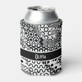 Enfriador De Latas Modelo negro y blanco personalizado, loco 7