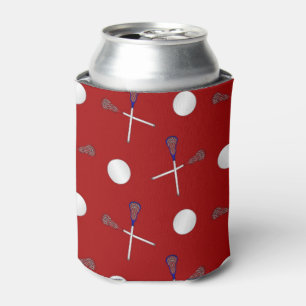 Enfriador De Latas Modelo rojo del lacrosse