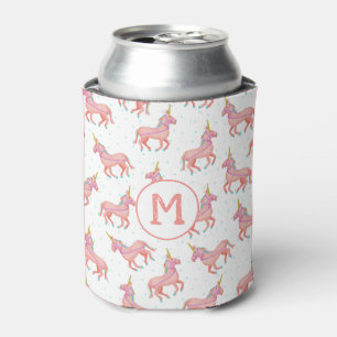 Enfriador De Latas Modelo rosado lindo el   del unicornio y de