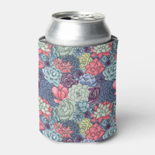 Enfriador De Latas Modelo suculento colorido