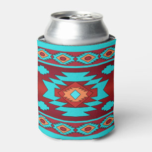 Enfriador De Latas Modelo tribal étnico al sudoeste