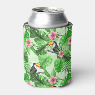 Enfriador De Latas Modelo tropical con toucan