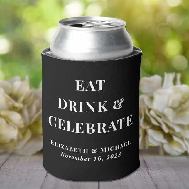 Enfriador De Latas Moderna bebida de comer celebra al Boda negro (Subido por el creador)
