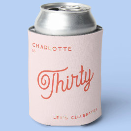 Enfriador De Latas Moderno 30 Treinta Cumpleaños