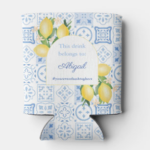 Enfriador De Latas Moderno Arco Lemons Bachelorette Party Favor