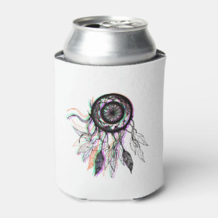 Enfriador De Latas Moderno artista nativo americano Dreamcatcher
