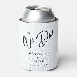 Enfriador De Latas Moderno, hacemos Boda blanco negro Personalizado e