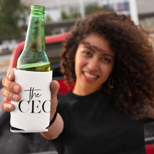 Enfriador De Latas Moderno Mínimo El CEO Negro