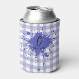 Enfriador De Latas Mono azul marino pastel adorable