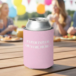 Enfriador De Latas Monogram Slim Can Cooler – Custom Bridesmaid