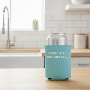 Enfriador De Latas Monogram Slim Can Cooler – Custom Bridesmaid