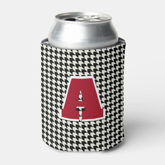 Enfriador De Latas Monograma de dientes de perro (Lata Anverso)