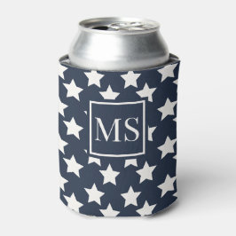 Enfriador De Latas Monograma de Estrella del Patrimonio Americano