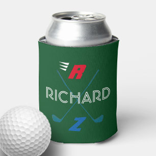 Enfriador De Latas Monograma de golf