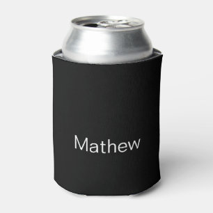 Enfriador De Latas monograma de letra inicial simple añade tu letra n