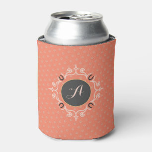 Enfriador De Latas Monograma ecuestre Lucky Horse Shoe