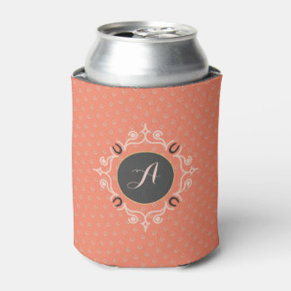 Enfriador De Latas Monograma ecuestre Lucky Horse Shoe