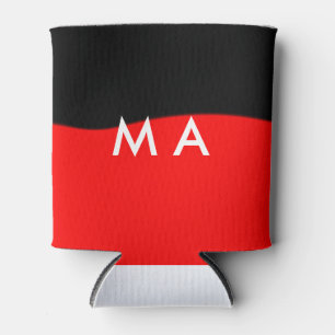 Enfriador De Latas Monograma simple añada su letra de nombre man mini